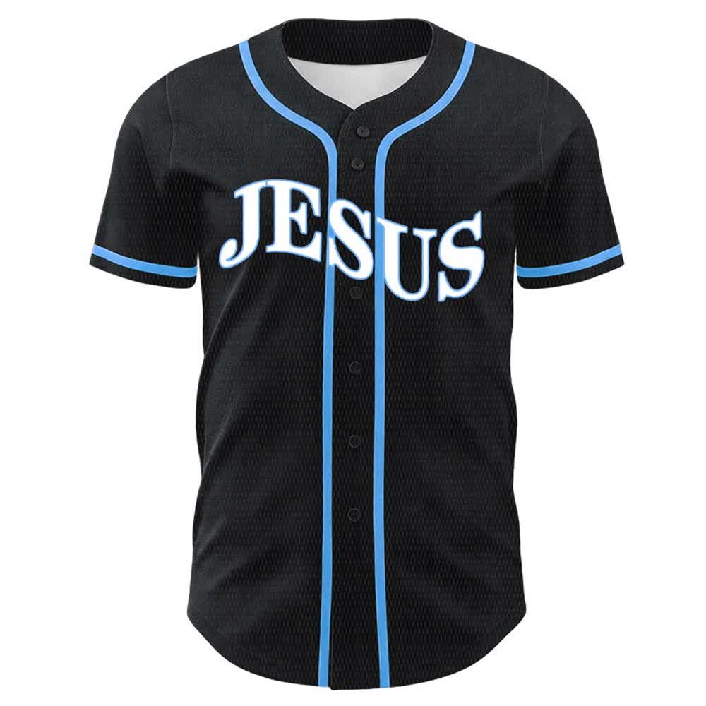 Christianartworkshop Jesus ist König – Johannes 3,16 – Unisex-Baseballtrikot - image 11