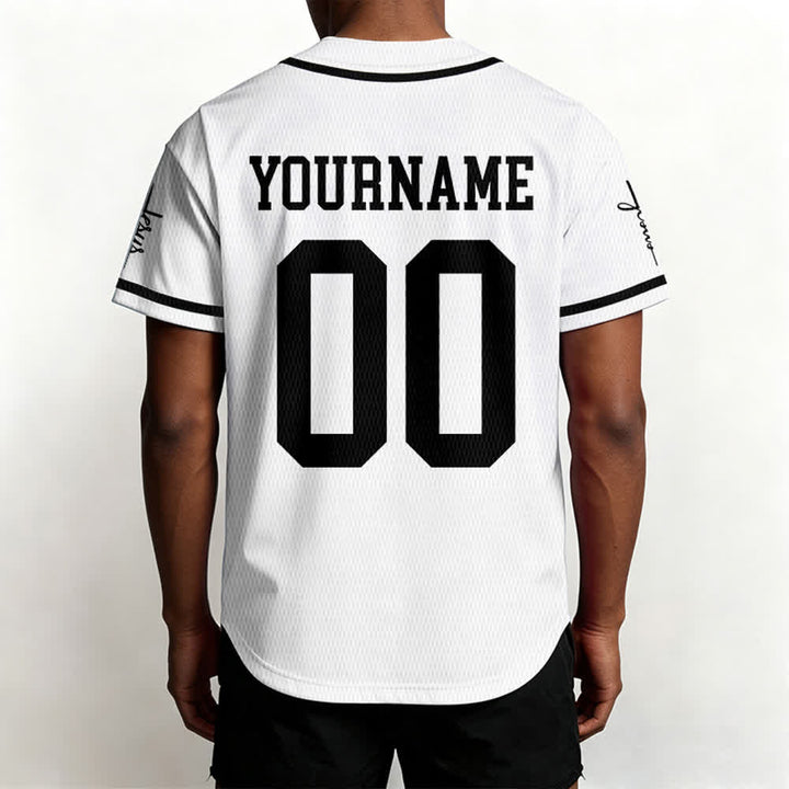 Christianartworkshop Kind Gottes Personalisiertes Namens- und Nummern-Unisex-Baseballtrikot - image 5