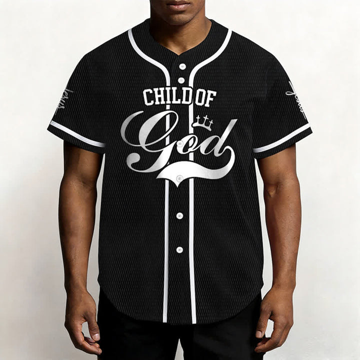 Christianartworkshop Kind Gottes Personalisiertes Namens- und Nummern-Unisex-Baseballtrikot - image 12