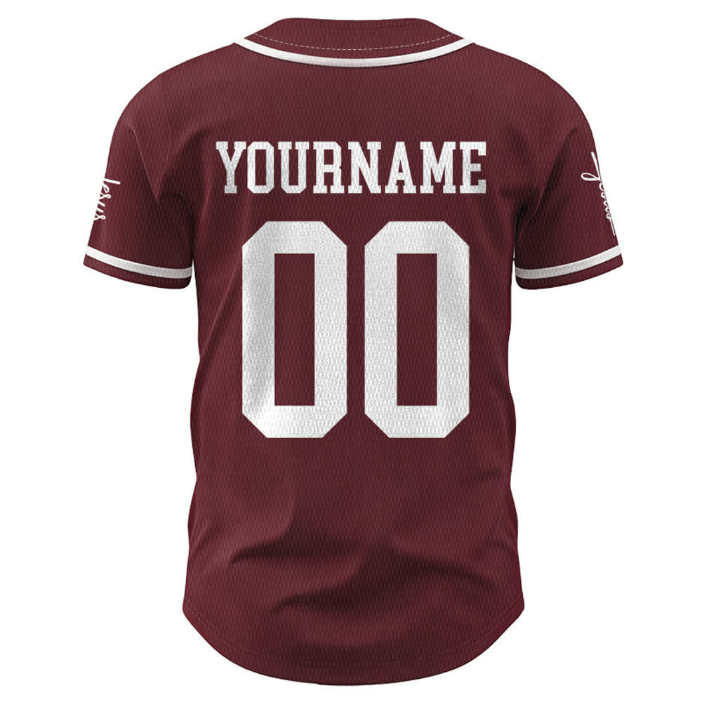 Christianartworkshop Kind Gottes Personalisiertes Namens- und Nummern-Unisex-Baseballtrikot - image 26