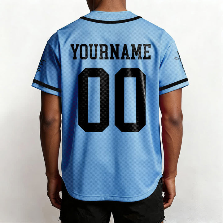 Christianartworkshop Kind Gottes Personalisiertes Namens- und Nummern-Unisex-Baseballtrikot - image 36