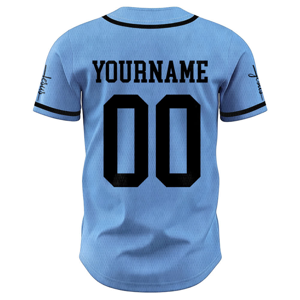 Christianartworkshop Kind Gottes Personalisiertes Namens- und Nummern-Unisex-Baseballtrikot - image 34