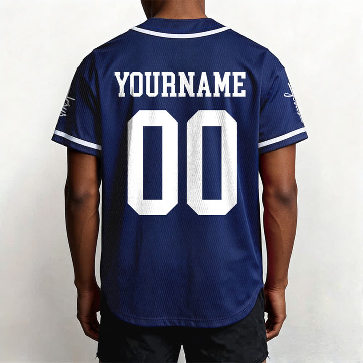 Christianartworkshop Kind Gottes Personalisiertes Namens- und Nummern-Unisex-Baseballtrikot - image 44