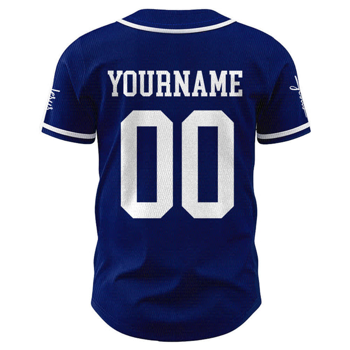 Christianartworkshop Kind Gottes Personalisiertes Namens- und Nummern-Unisex-Baseballtrikot - image 42