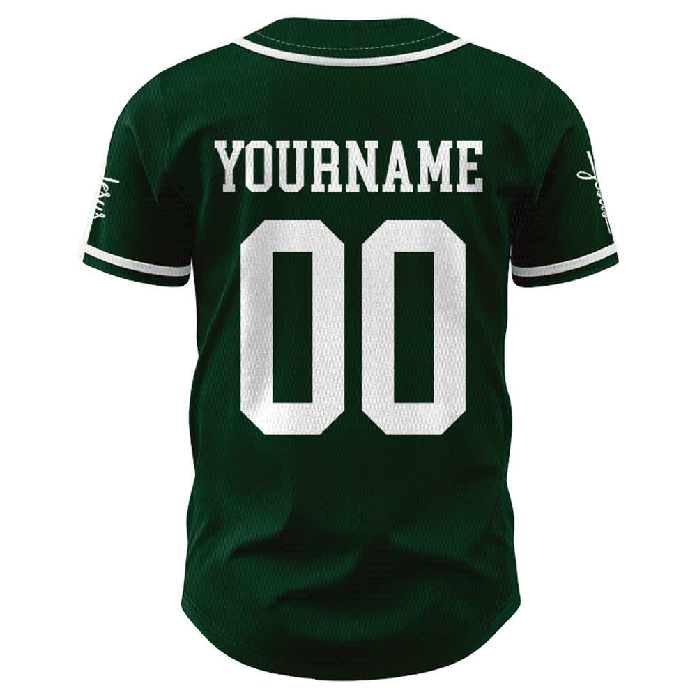 Christianartworkshop Kind Gottes Personalisiertes Namens- und Nummern-Unisex-Baseballtrikot - image 50