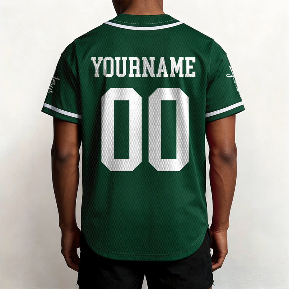 Christianartworkshop Kind Gottes Personalisiertes Namens- und Nummern-Unisex-Baseballtrikot - image 52