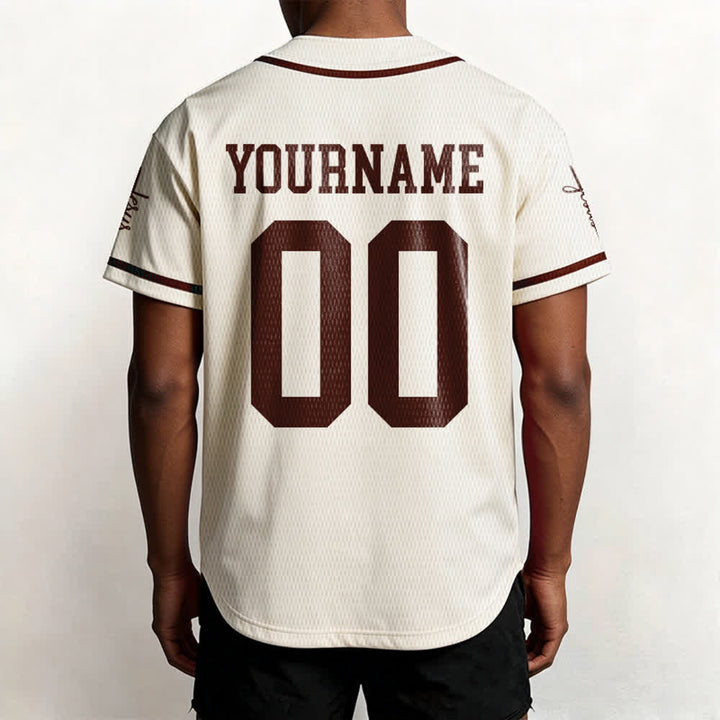 Christianartworkshop Kind Gottes Personalisiertes Namens- und Nummern-Unisex-Baseballtrikot - image 60