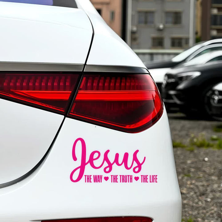 Christianartworkshop Jesus – Der Weg, die Wahrheit, das Leben – Autoaufkleber für religiösen Glauben - image 8