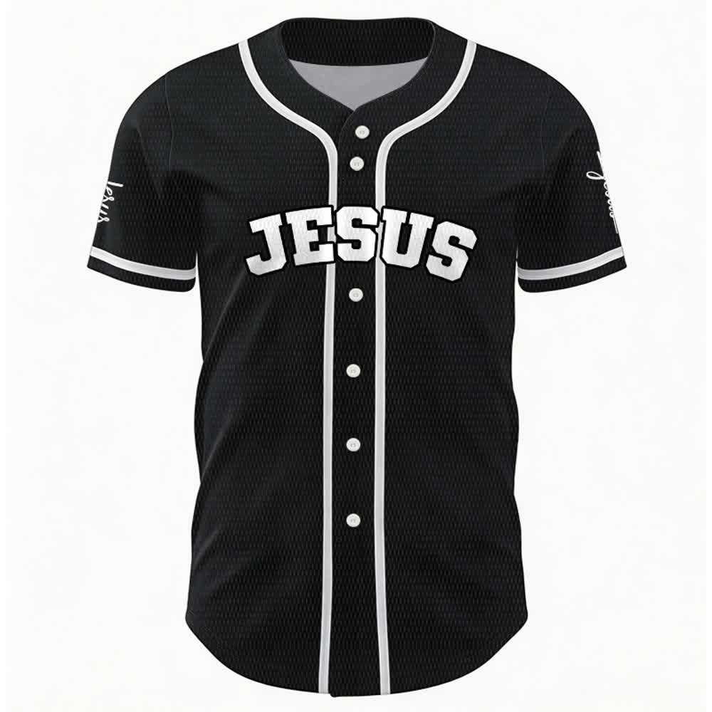 Christianartworkshop Klassisches Jesus Personalisierte Sportbekleidung Unisex Baseballtrikot - image 2
