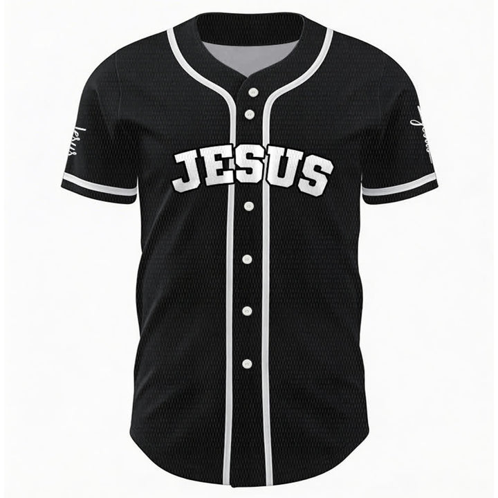 Christianartworkshop Klassisches Jesus Personalisierte Sportbekleidung Unisex Baseballtrikot - image 2