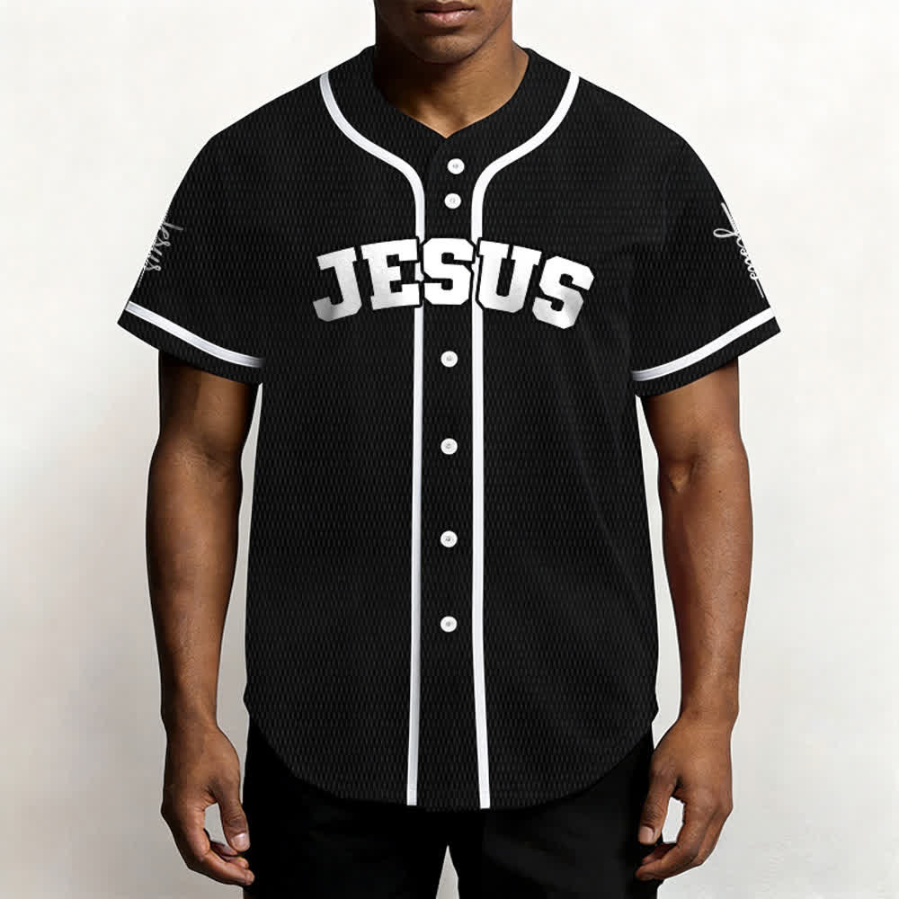 Christianartworkshop Klassisches Jesus Personalisierte Sportbekleidung Unisex Baseballtrikot - image 4