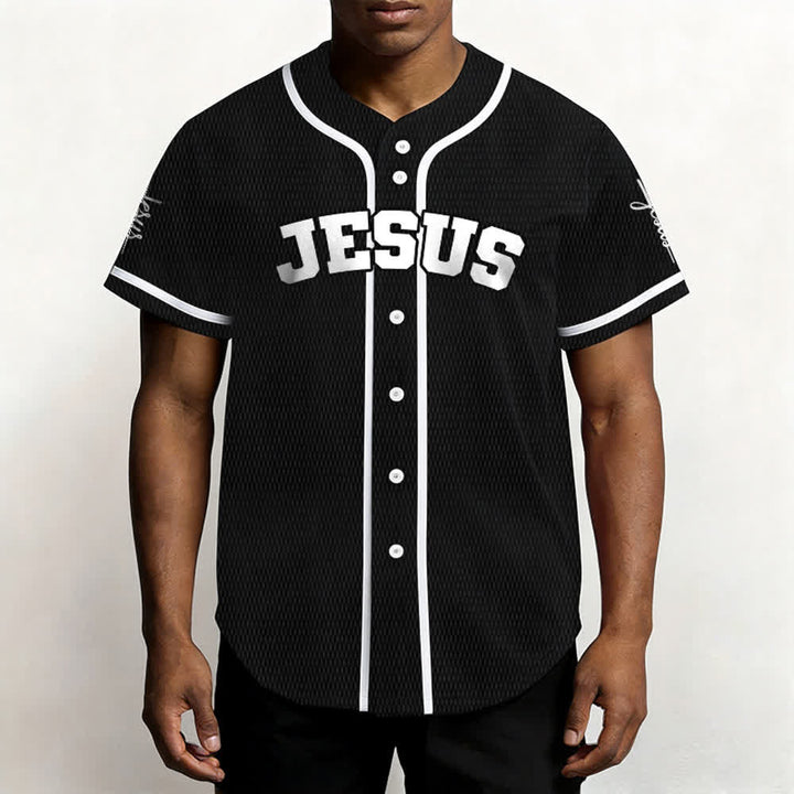 Christianartworkshop Klassisches Jesus Personalisierte Sportbekleidung Unisex Baseballtrikot - image 4