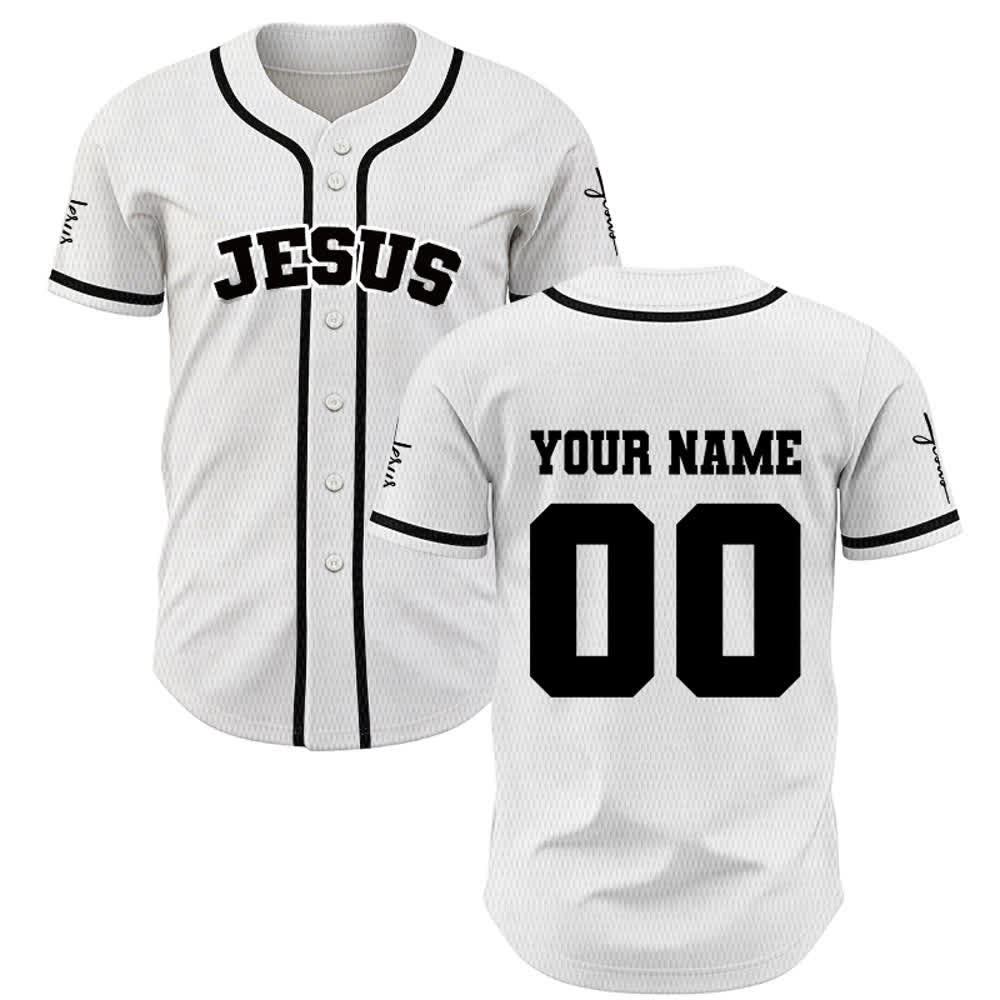 Christianartworkshop Klassisches Jesus Personalisierte Sportbekleidung Unisex Baseballtrikot - image 9