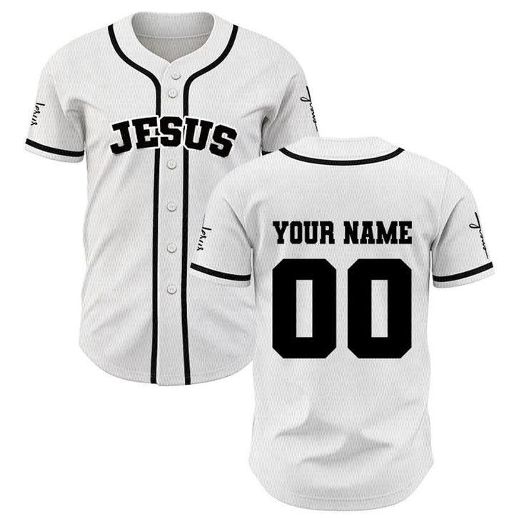 Christianartworkshop Klassisches Jesus Personalisierte Sportbekleidung Unisex Baseballtrikot - image 9