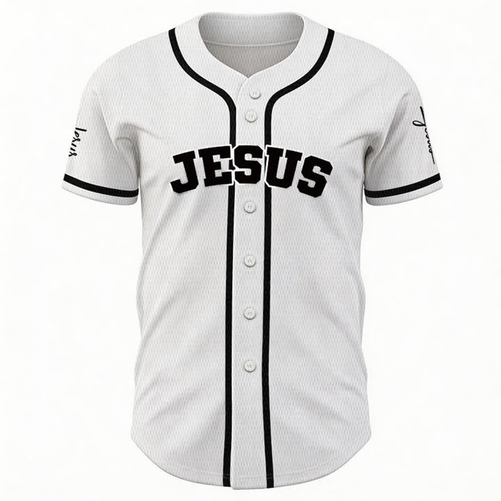 Christianartworkshop Klassisches Jesus Personalisierte Sportbekleidung Unisex Baseballtrikot - image 10