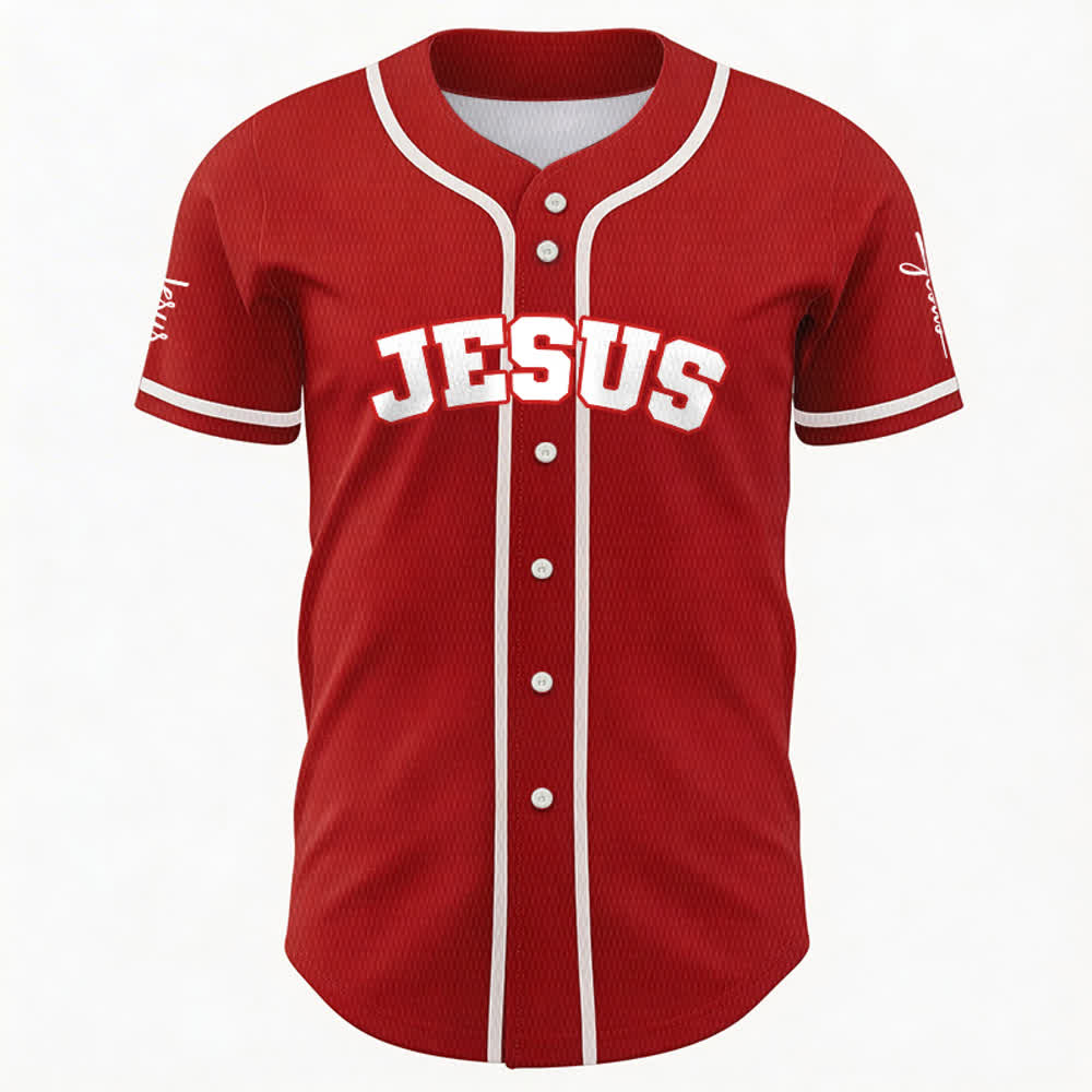 Christianartworkshop Klassisches Jesus Personalisierte Sportbekleidung Unisex Baseballtrikot - image 18