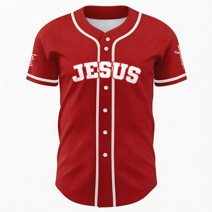 Christianartworkshop Klassisches Jesus Personalisierte Sportbekleidung Unisex Baseballtrikot - image 18