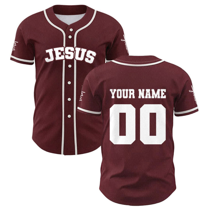 Christianartworkshop Klassisches Jesus Personalisierte Sportbekleidung Unisex Baseballtrikot - image 25