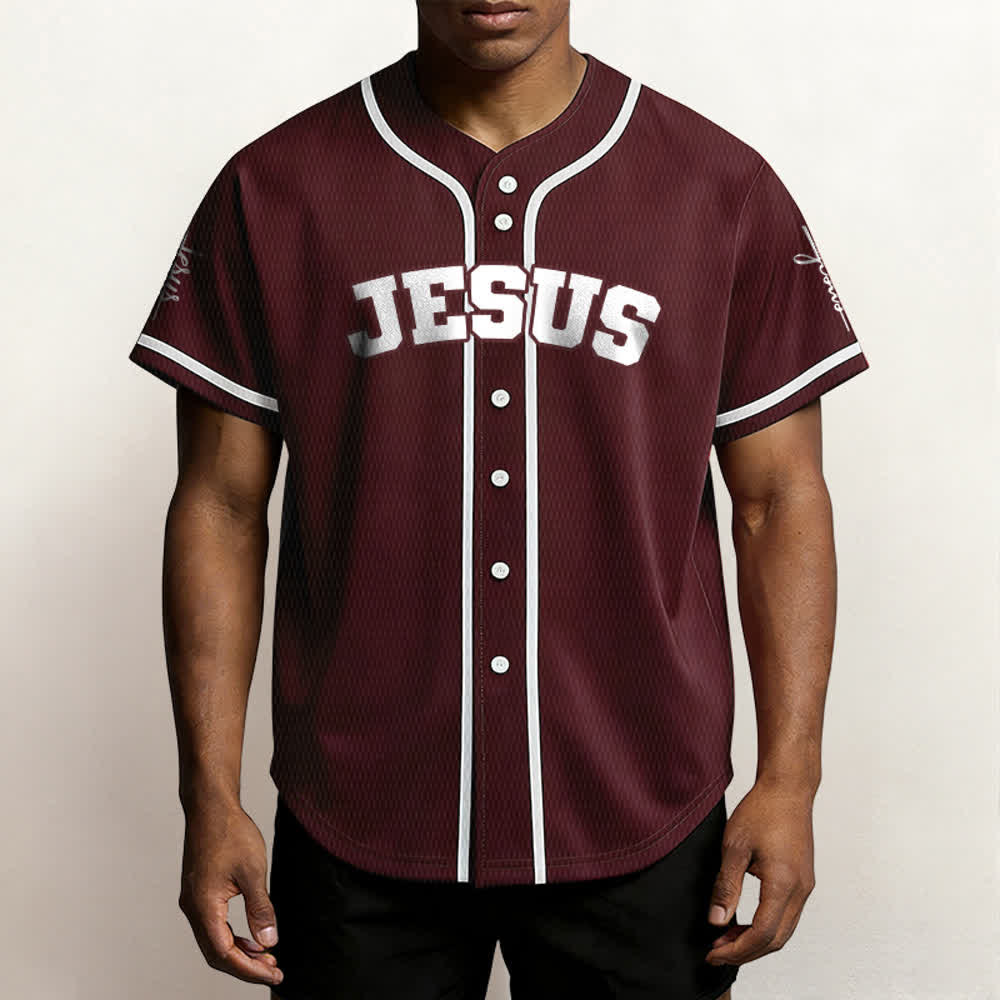 Christianartworkshop Klassisches Jesus Personalisierte Sportbekleidung Unisex Baseballtrikot - image 28