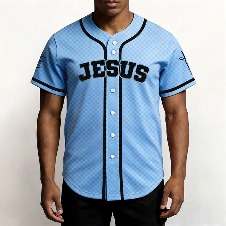 Christianartworkshop Klassisches Jesus Personalisierte Sportbekleidung Unisex Baseballtrikot - image 36