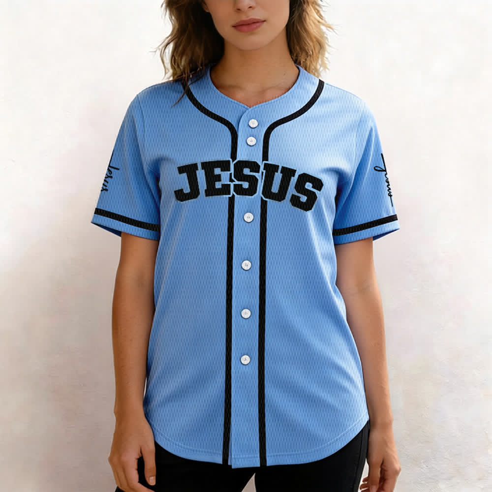 Christianartworkshop Klassisches Jesus Personalisierte Sportbekleidung Unisex Baseballtrikot - image 38