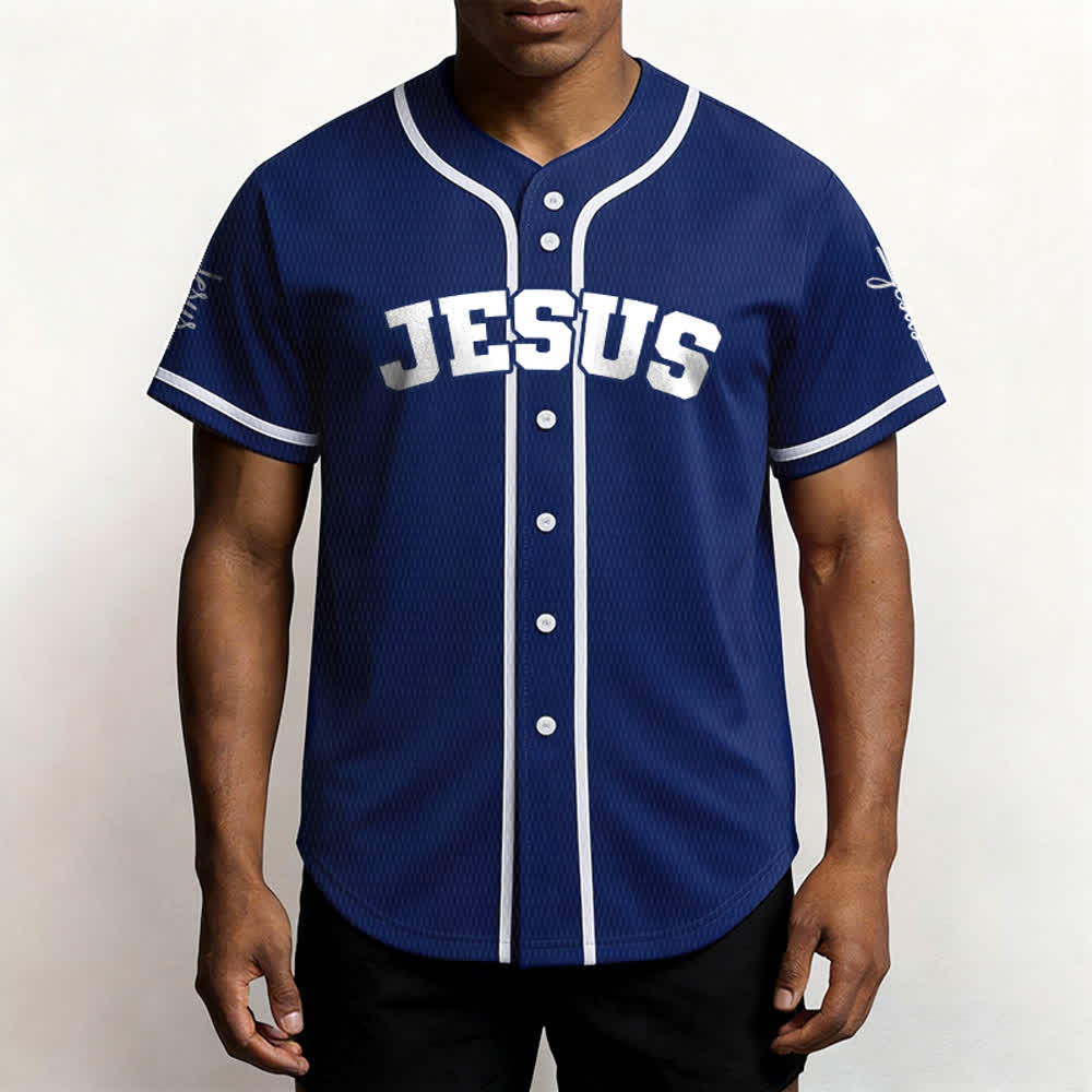 Christianartworkshop Klassisches Jesus Personalisierte Sportbekleidung Unisex Baseballtrikot - image 44