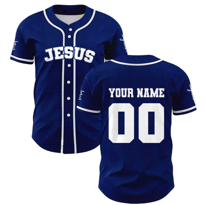Christianartworkshop Klassisches Jesus Personalisierte Sportbekleidung Unisex Baseballtrikot - image 41