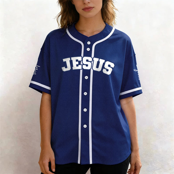 Christianartworkshop Klassisches Jesus Personalisierte Sportbekleidung Unisex Baseballtrikot - image 46