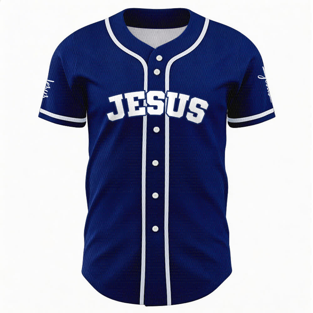 Christianartworkshop Klassisches Jesus Personalisierte Sportbekleidung Unisex Baseballtrikot - image 42