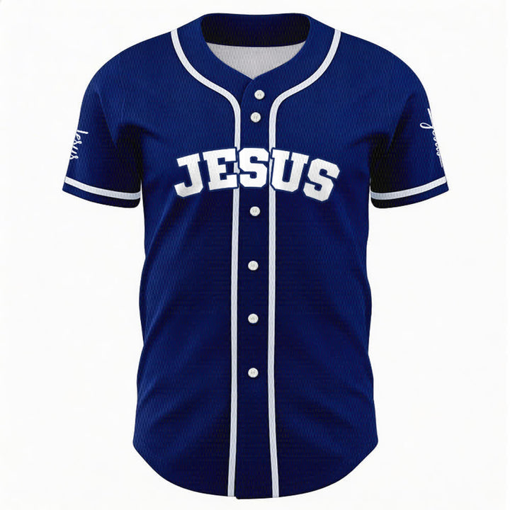 Christianartworkshop Klassisches Jesus Personalisierte Sportbekleidung Unisex Baseballtrikot - image 42