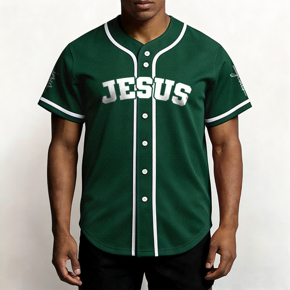 Christianartworkshop Klassisches Jesus Personalisierte Sportbekleidung Unisex Baseballtrikot - image 52