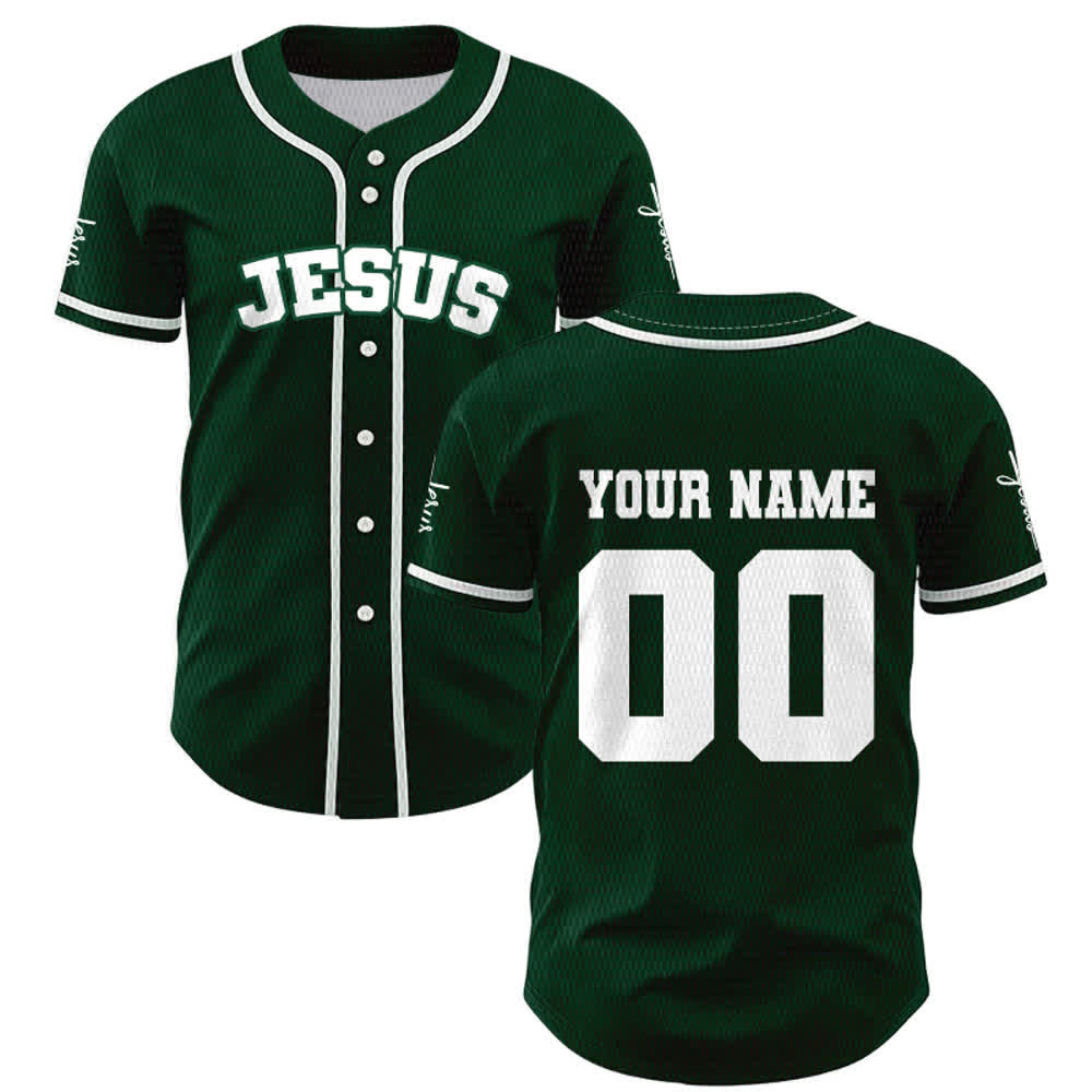 Christianartworkshop Klassisches Jesus Personalisierte Sportbekleidung Unisex Baseballtrikot - image 49