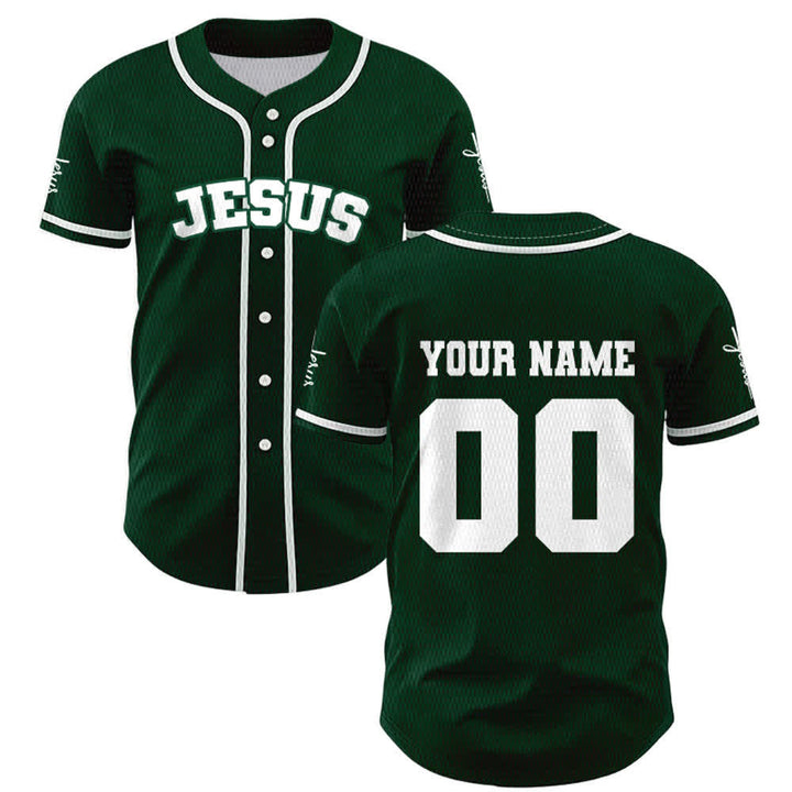 Christianartworkshop Klassisches Jesus Personalisierte Sportbekleidung Unisex Baseballtrikot - image 49