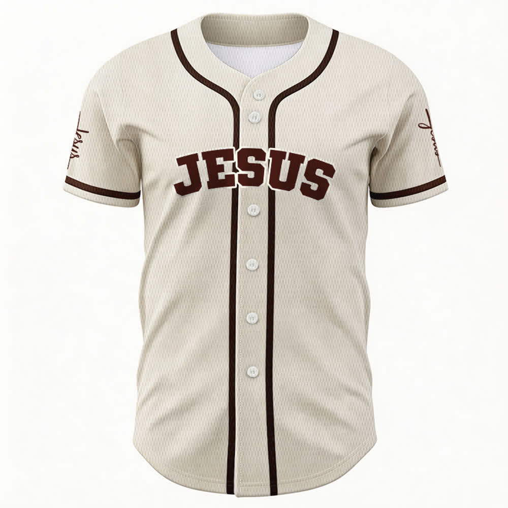 Christianartworkshop Klassisches Jesus Personalisierte Sportbekleidung Unisex Baseballtrikot - image 58
