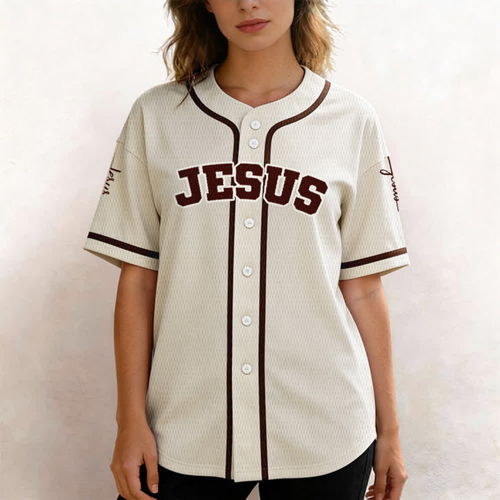 Christianartworkshop Klassisches Jesus Personalisierte Sportbekleidung Unisex Baseballtrikot - image 62