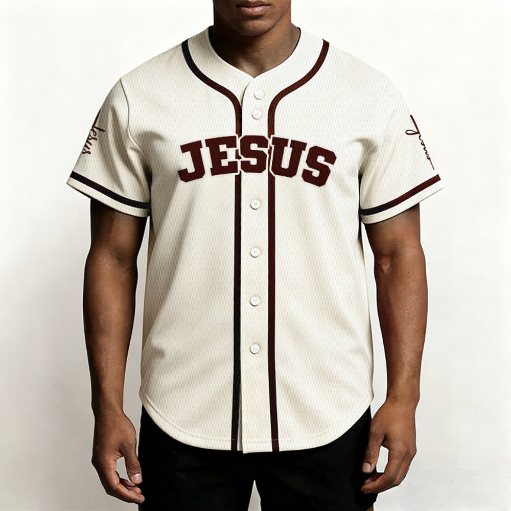 Christianartworkshop Klassisches Jesus Personalisierte Sportbekleidung Unisex Baseballtrikot - image 60