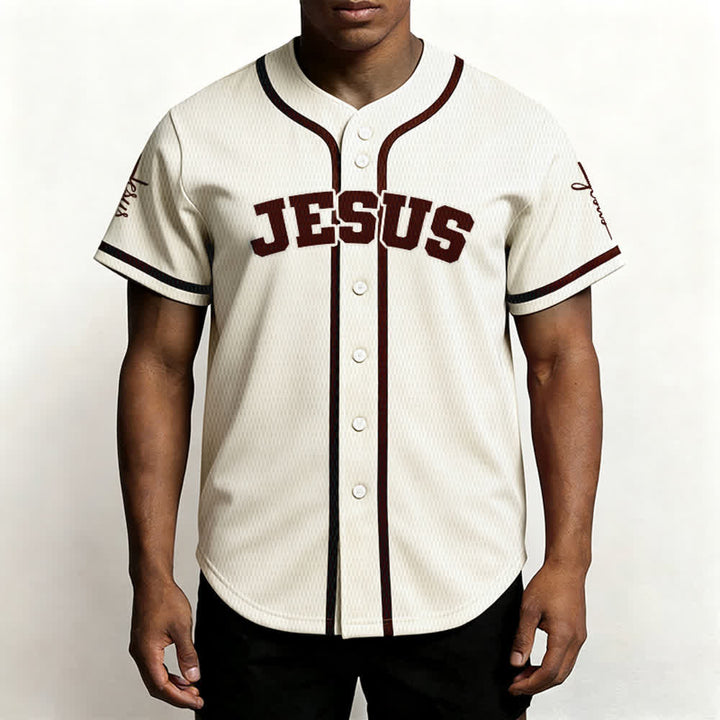 Christianartworkshop Klassisches Jesus Personalisierte Sportbekleidung Unisex Baseballtrikot - image 60