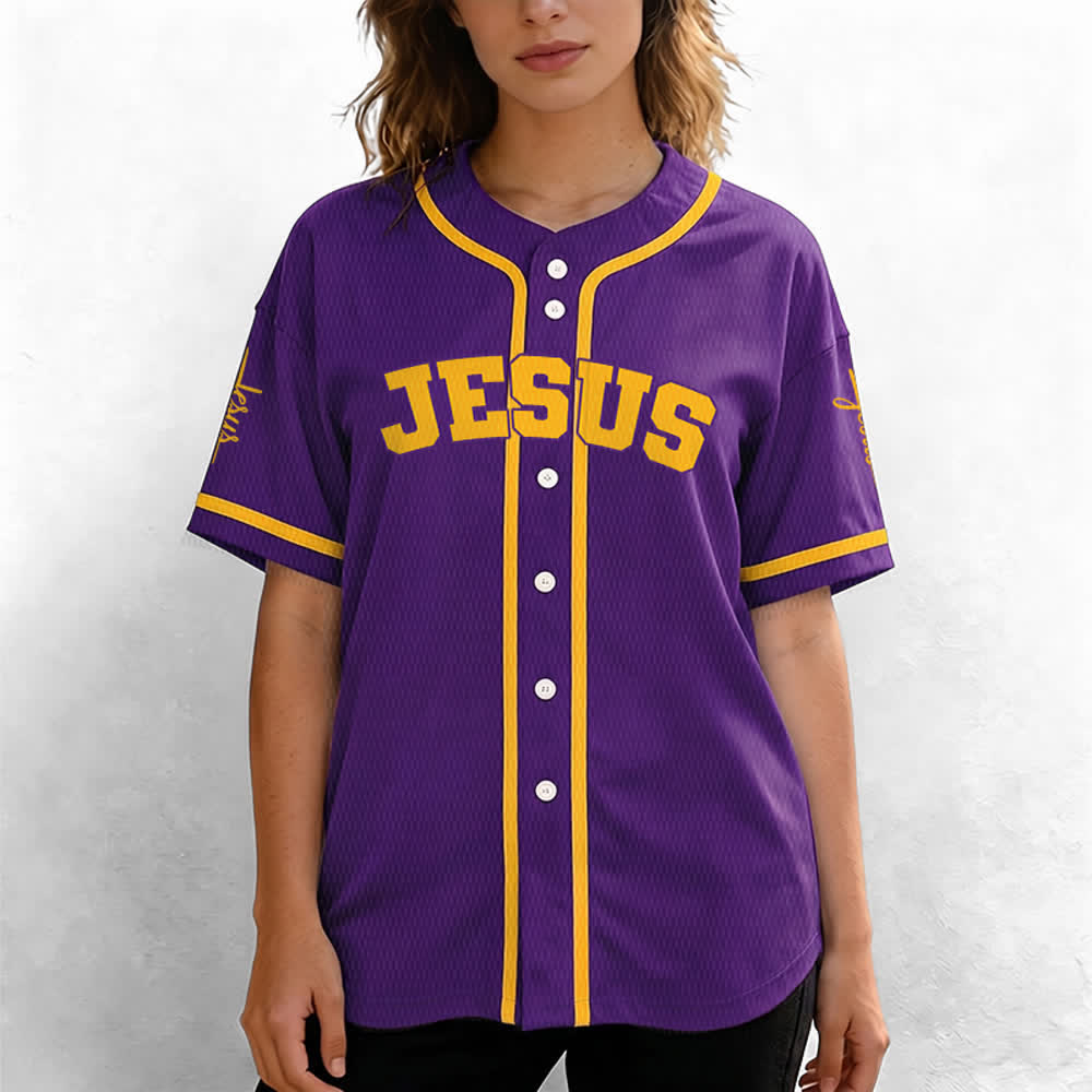 Christianartworkshop Klassisches Jesus Personalisierte Sportbekleidung Unisex Baseballtrikot - image 68