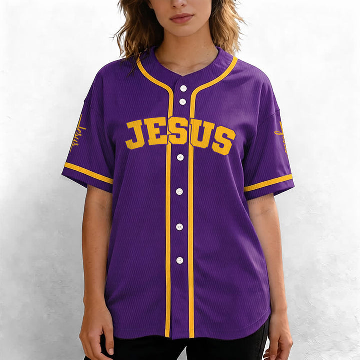 Christianartworkshop Klassisches Jesus Personalisierte Sportbekleidung Unisex Baseballtrikot - image 68