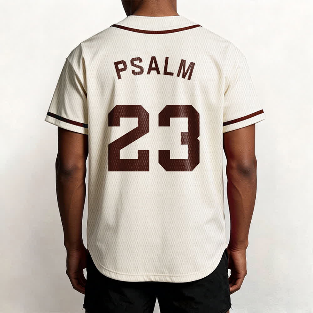 Christianartworkshop Retro Sport Style Psalm 23 Unisex Baseball Jersey - image 55