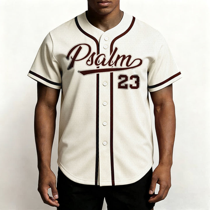 Christianartworkshop Retro Sport Style Psalm 23 Unisex Baseball Jersey - image 54
