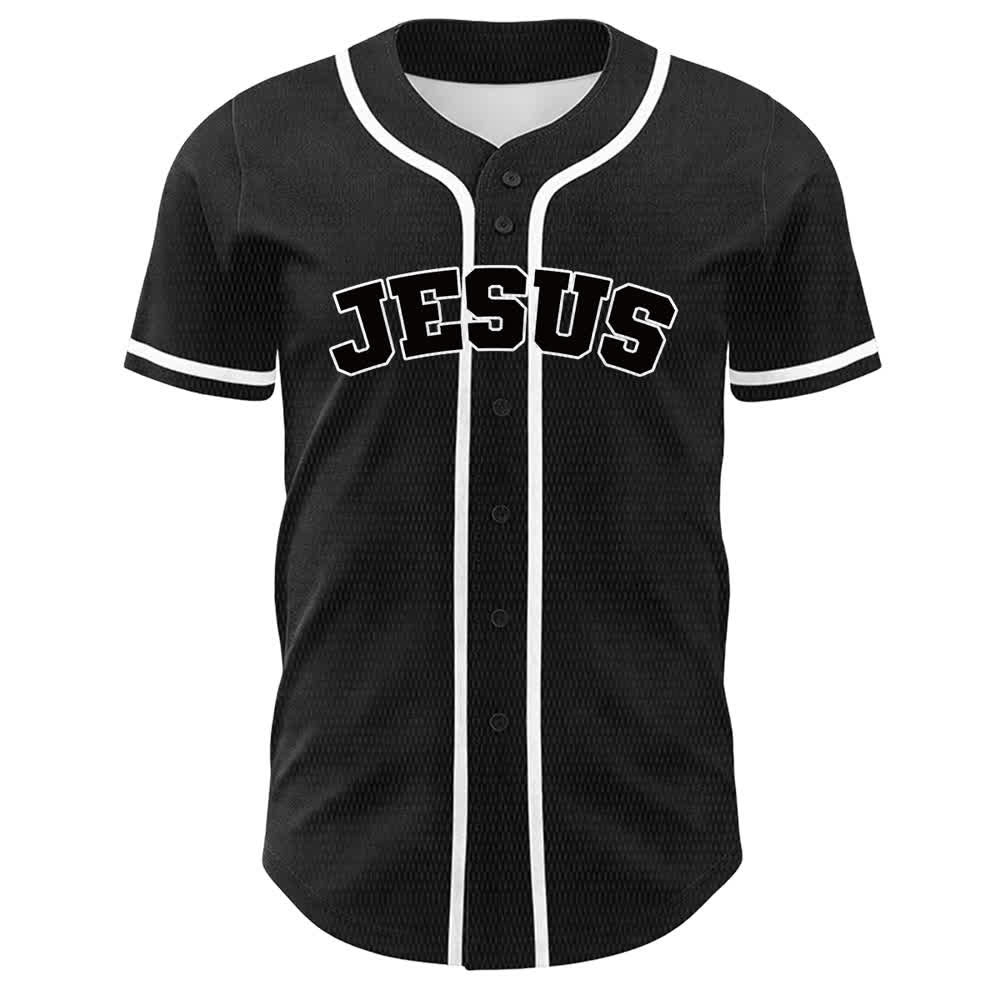 Christianartworkshop Team Jesus Nummer 7 Was Is Is To Come Unisex Baseballtrikot - image 8