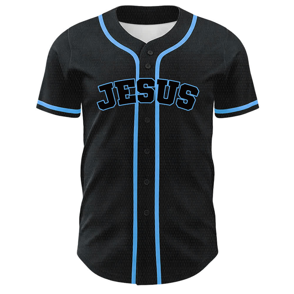 Christianartworkshop Team Jesus Nummer 7 Was Is Is To Come Unisex Baseballtrikot - image 2
