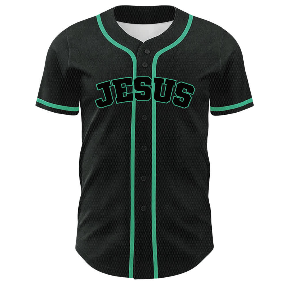 Christianartworkshop Team Jesus Nummer 7 Was Is Is To Come Unisex Baseballtrikot - image 26