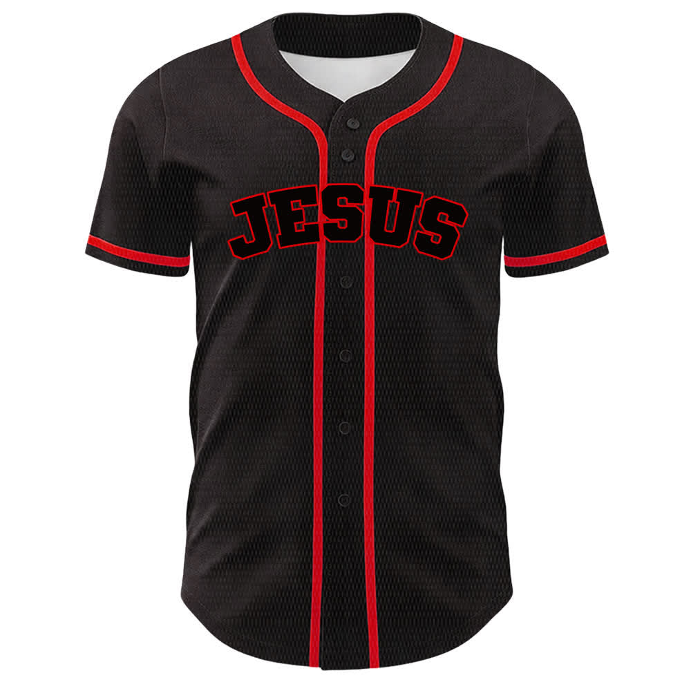 Christianartworkshop Team Jesus Nummer 7 Was Is Is To Come Unisex Baseballtrikot - image 14
