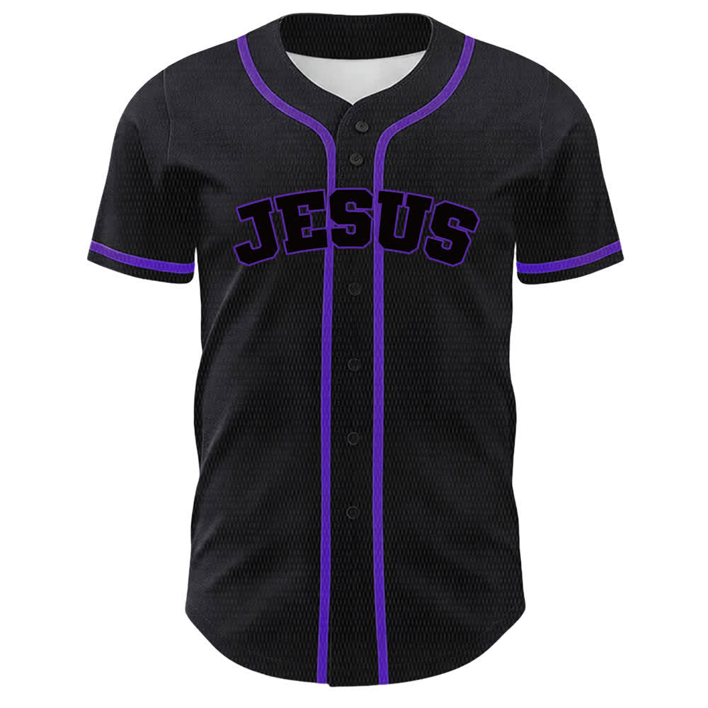 Christianartworkshop Team Jesus Nummer 7 Was Is Is To Come Unisex Baseballtrikot - image 23
