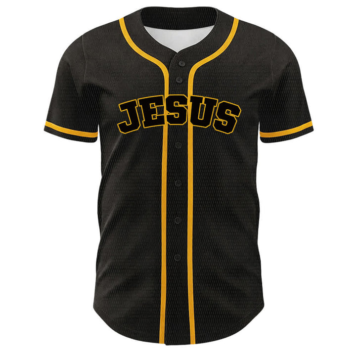 Christianartworkshop Team Jesus Nummer 7 Was Is Is To Come Unisex Baseballtrikot - image 5