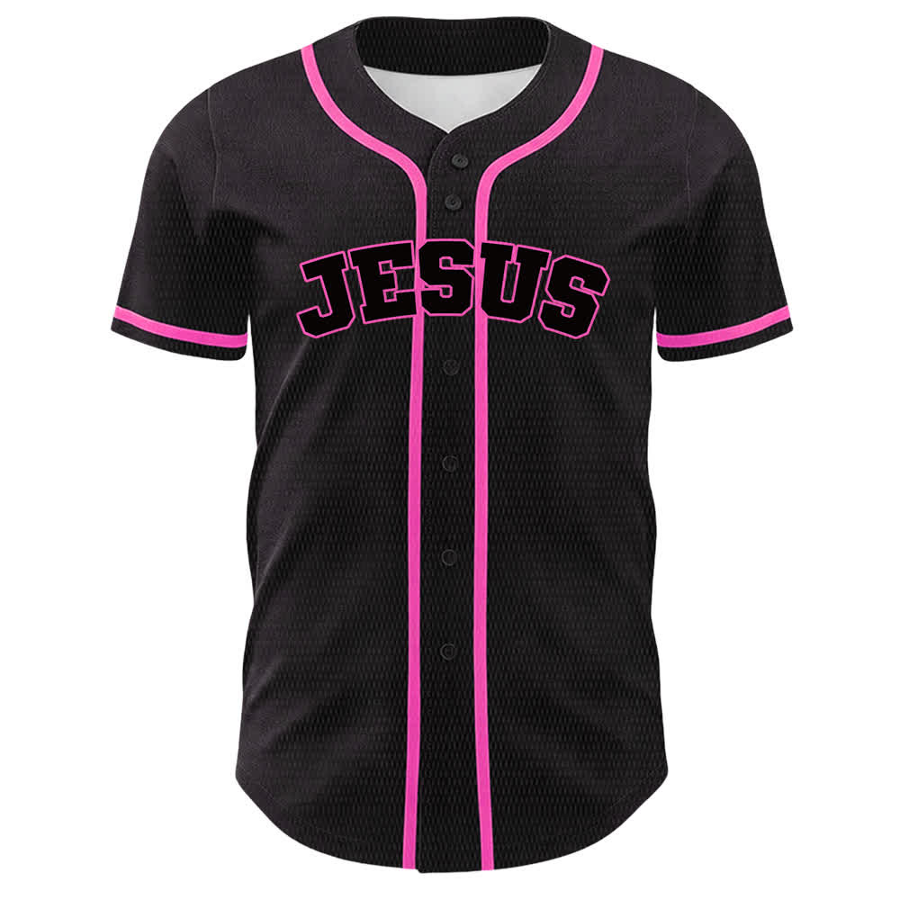 Christianartworkshop Team Jesus Nummer 7 Was Is Is To Come Unisex Baseballtrikot - image 11