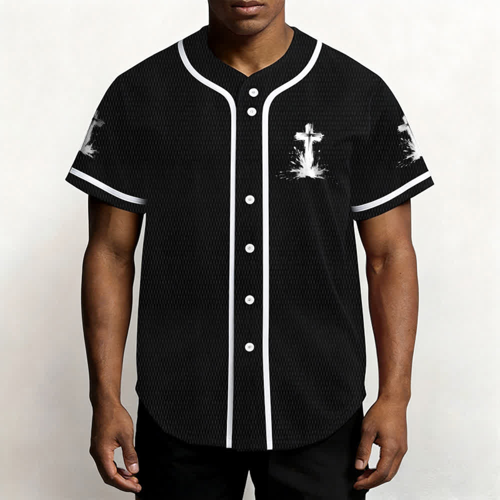 Christianartworkshop Nicht alle Superhelden tragen Umhänge Ein Kreuz Unisex Baseballtrikot - image 13