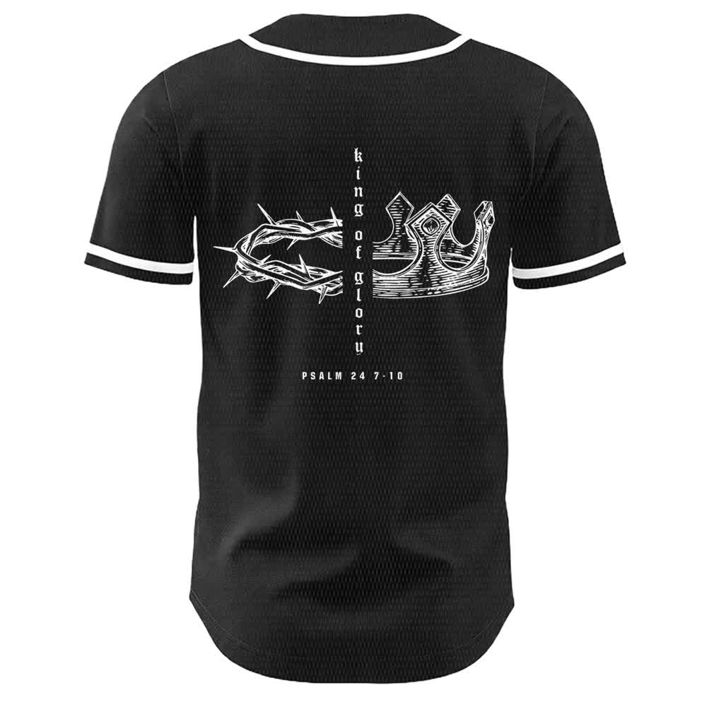 Christianartworkshop Jahwe 24 König der Herrlichkeit Psalm 24 Unisex-Baseballtrikot - image 8